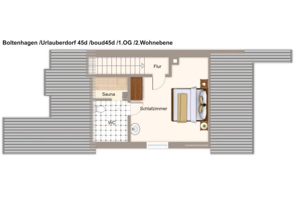 Urlauberdorf Urlauberdorf 45D Villa Boltenhagen  Buitenkant foto